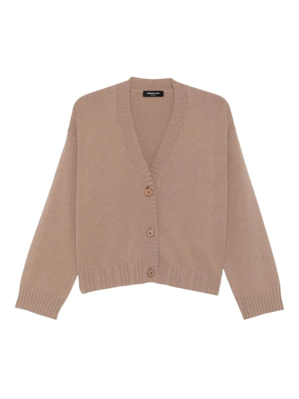 WOOL V-NECKED CARDIGAN sold by Lord & Taylor