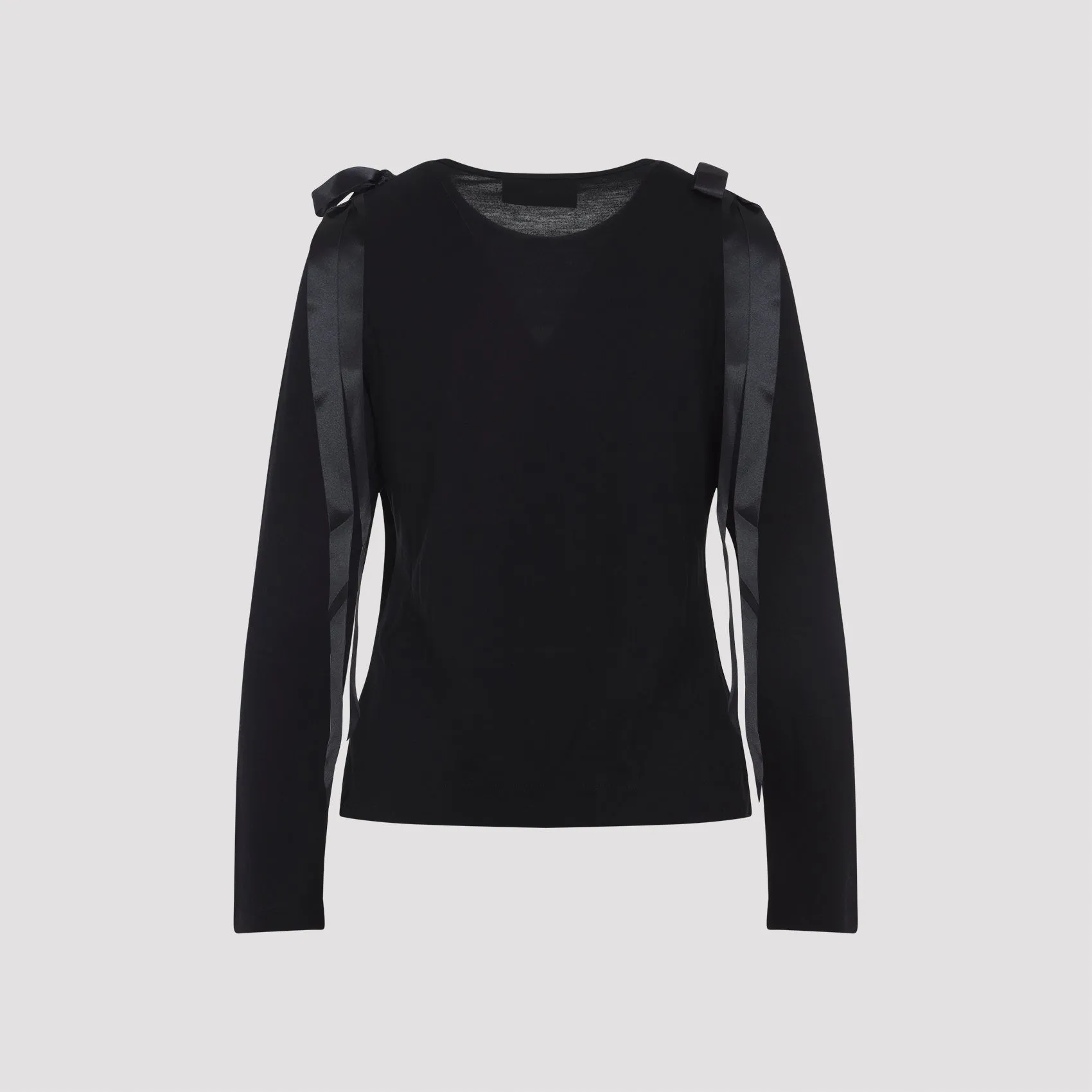 BOW RIBBON TAIL LONG SLEEVE T-SHIRT sold by Lord & Taylor product image thumbnail 3