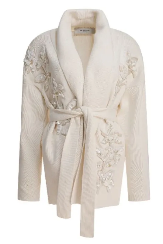 BELTED KNIT CARDIGAN made by Golden Goose