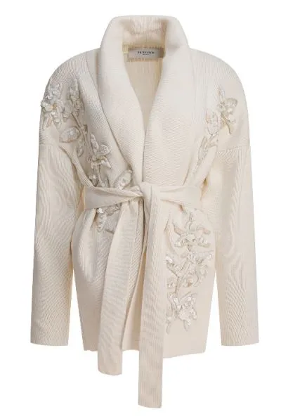 BELTED KNIT CARDIGAN sold by Lord & Taylor