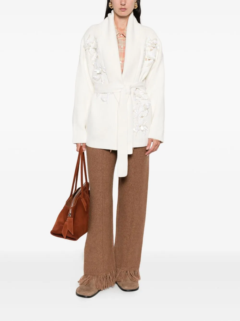 BELTED KNIT CARDIGAN sold by Lord & Taylor product image thumbnail 3
