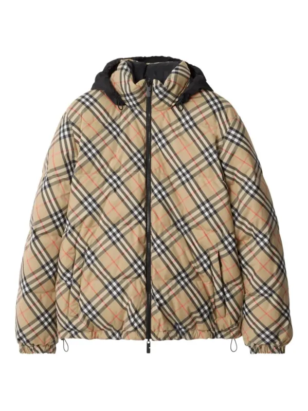 REVERSIBLE CHECK PUFFER JACKET sold by Lord & Taylor