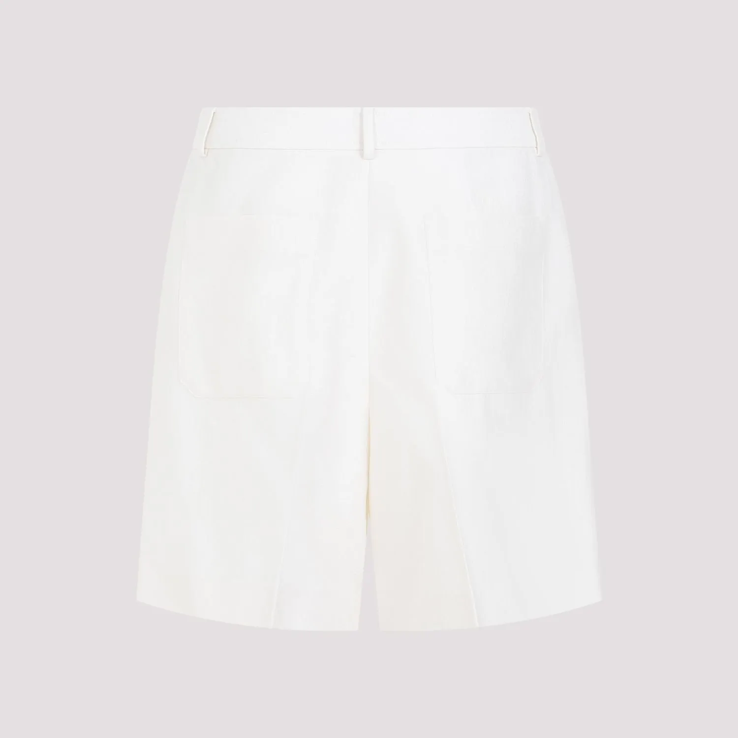 IVORY WOOL BLEND BERMUDA SHORTS sold by Lord & Taylor product image thumbnail 3