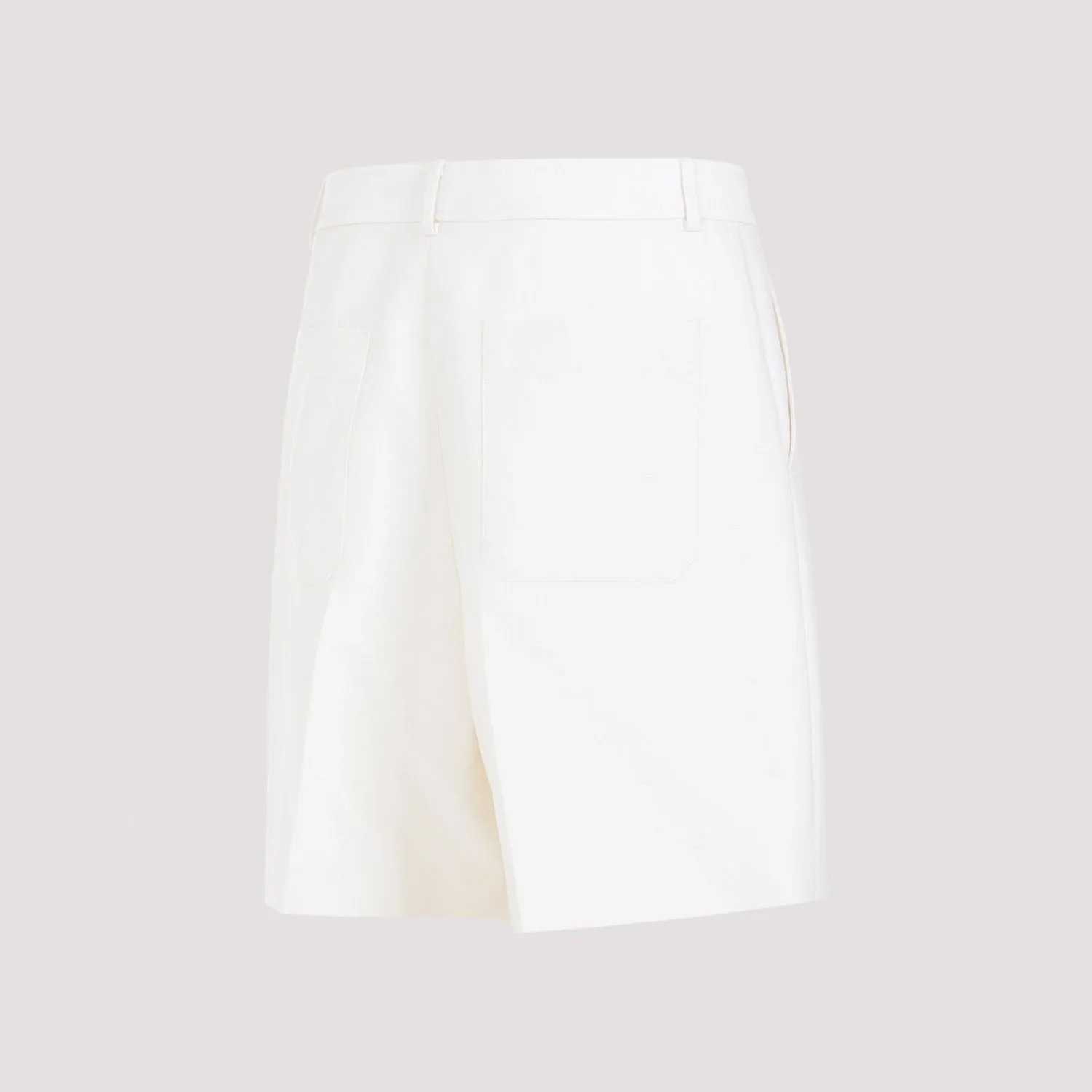IVORY WOOL BLEND BERMUDA SHORTS sold by Lord & Taylor product image thumbnail 4