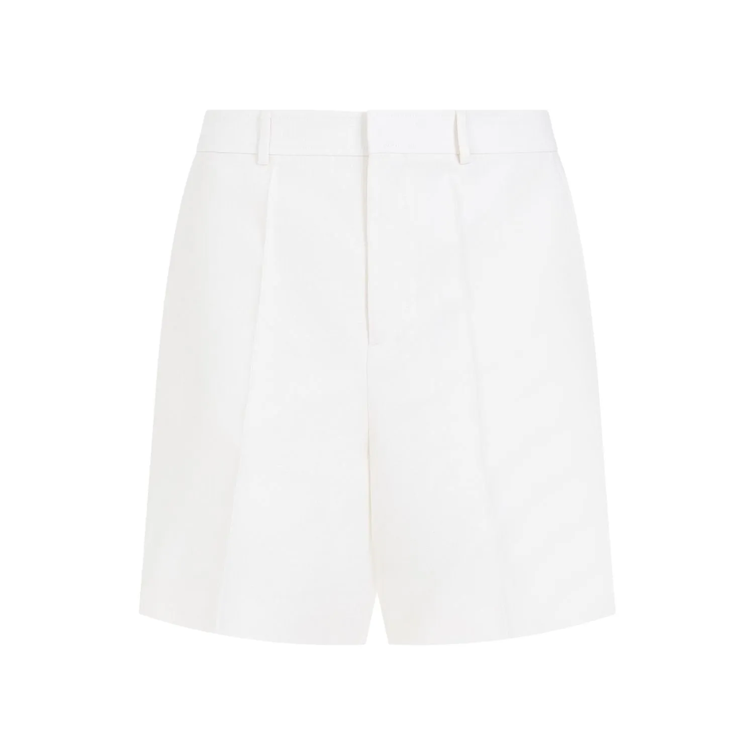 IVORY WOOL BLEND BERMUDA SHORTS sold by Lord & Taylor