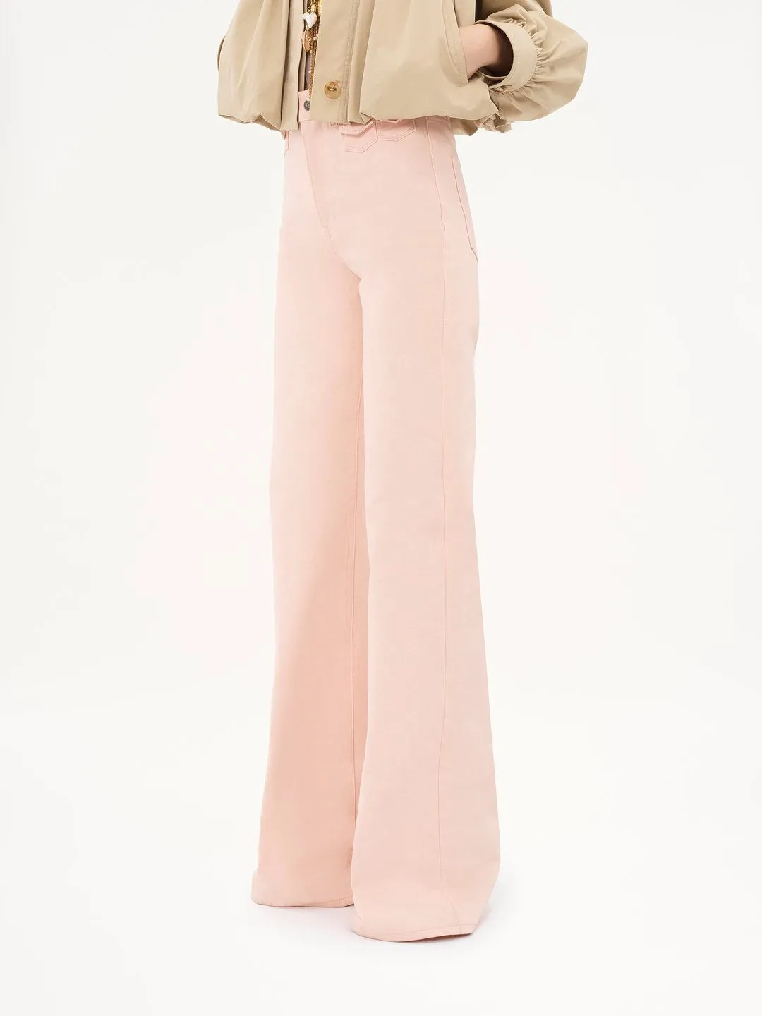 HIGH RISE FLARE JEANS sold by Lord & Taylor product image thumbnail 3