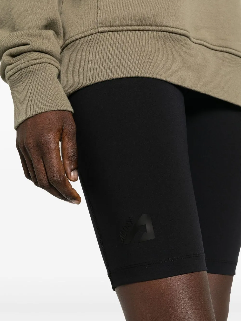 STRETCH-JERSEY THIGH-LENGTH SHORTS sold by Lord & Taylor product image thumbnail 2