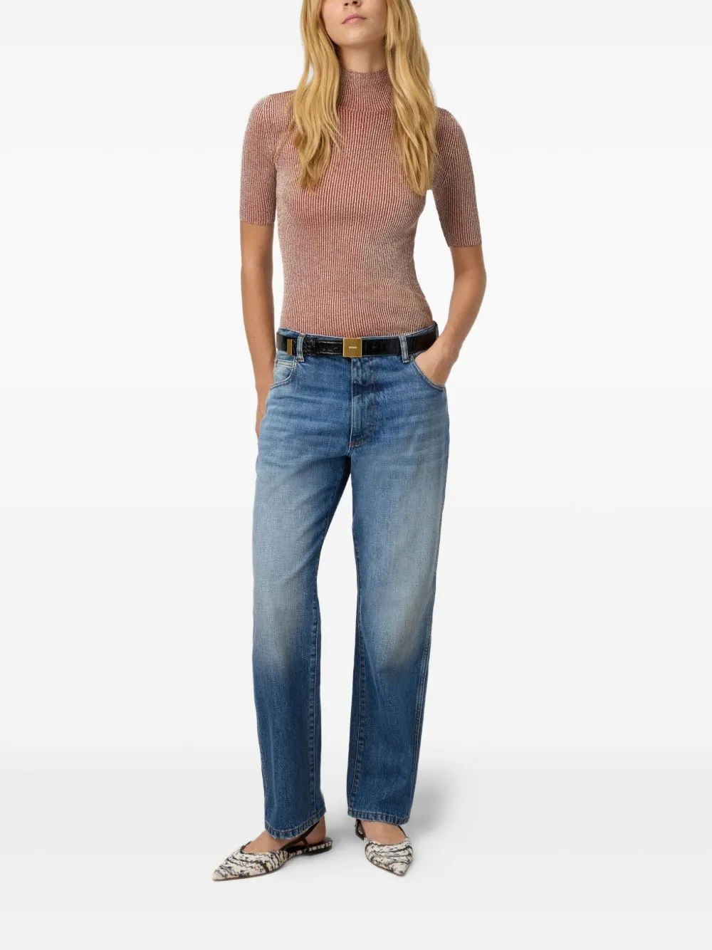 ROBBED TURTLE-NECK SWEATER sold by Lord & Taylor product image thumbnail 3