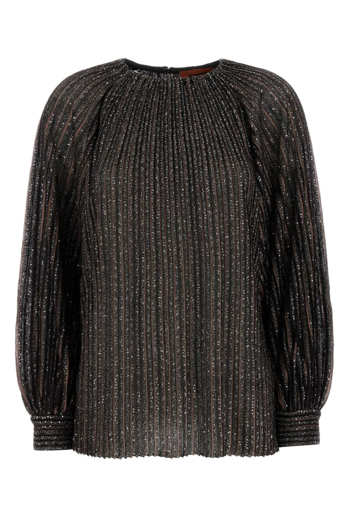 BROWN STRIPED LONG SLEEVE TOP sold by Lord & Taylor
