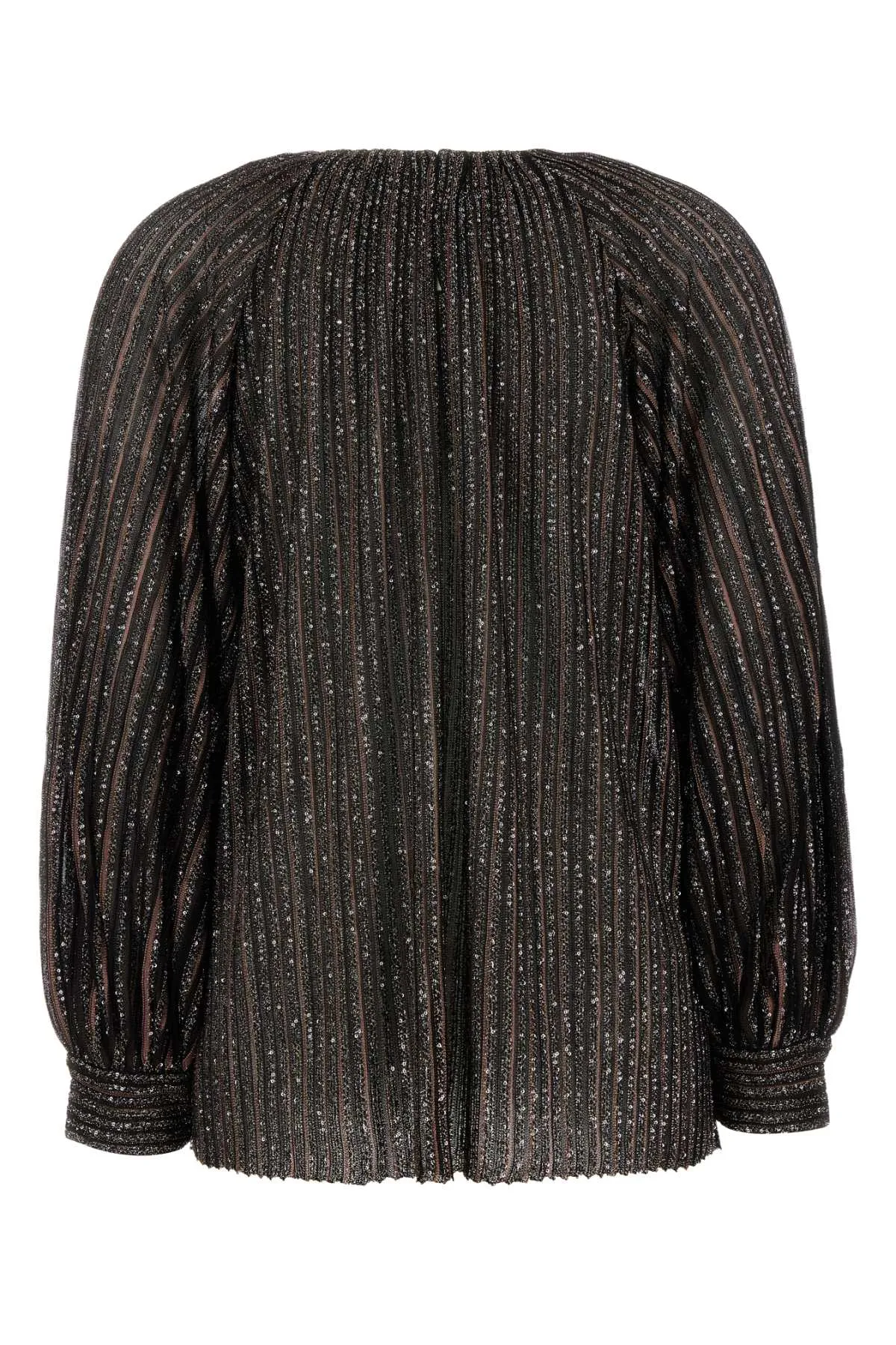 BROWN STRIPED LONG SLEEVE TOP sold by Lord & Taylor product image thumbnail 2