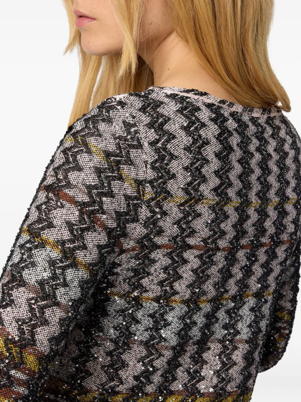 PINK HOUNDSTOOTH LONG SLEEVE DRESS sold by Lord & Taylor product image thumbnail 3