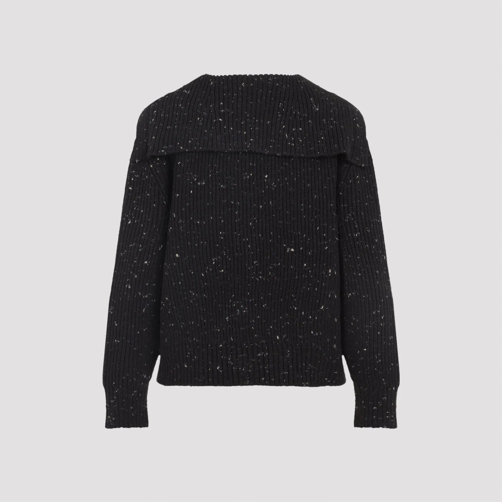 MELANGE DARK BROWN WOOL BLEND CARDIGAN sold by Lord & Taylor product image thumbnail 3