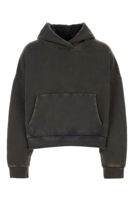 CHARCOAL COTTON OVERSIZE SWEATSHIRT sold by Lord & Taylor