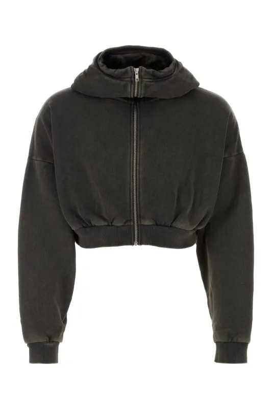 CHARCOAL COTTON OVERSIZE SWEATSHIRT sold by Lord & Taylor