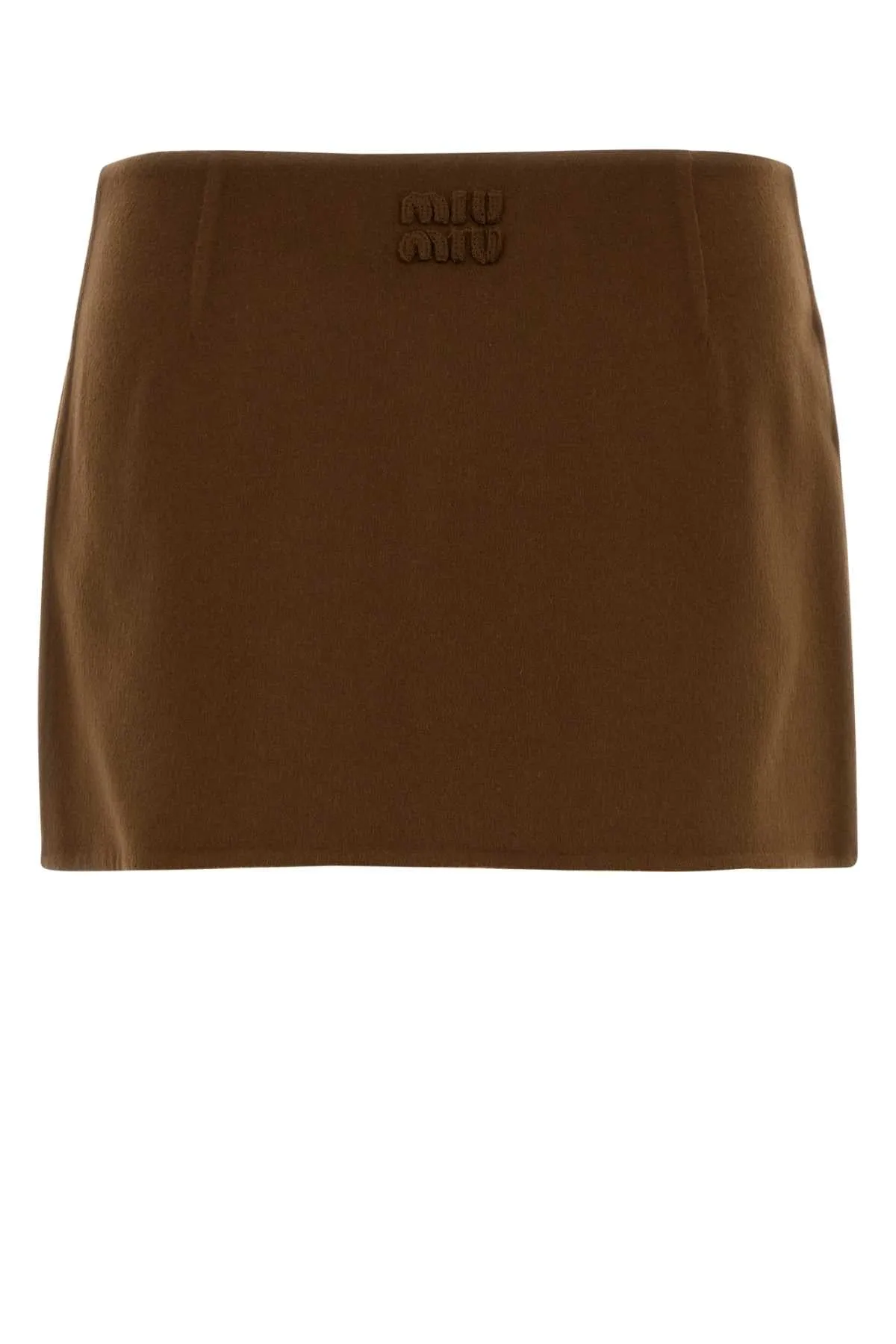 BROWN WOOL BLEND MINI SKIRT sold by Lord & Taylor product image thumbnail 2