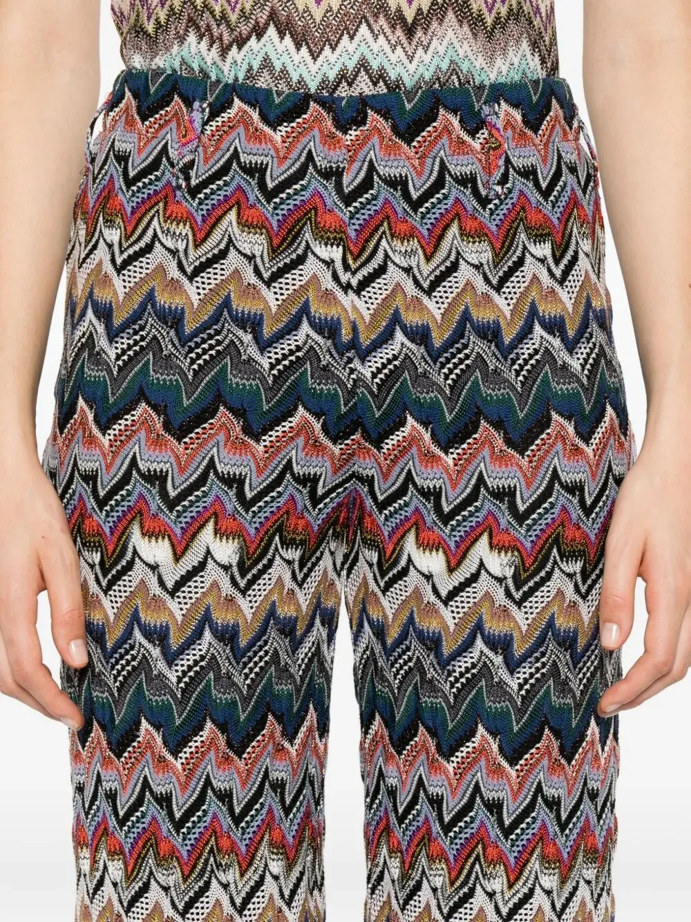 MULTICOLOUR ELASTICATED WAIST TROUSERS sold by Lord & Taylor product image thumbnail 4