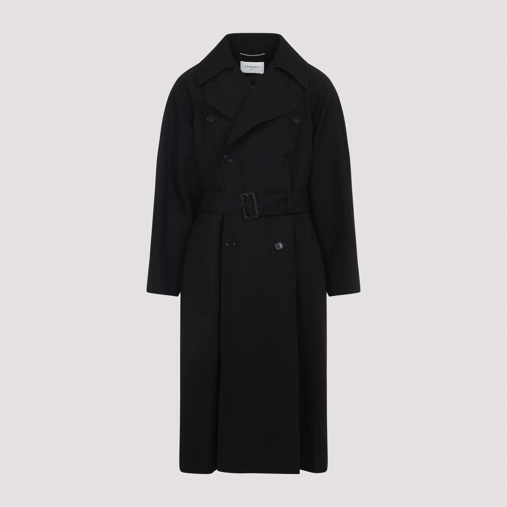 BLACK GABARDINE TRENCH COAT sold by Lord & Taylor product image thumbnail 2