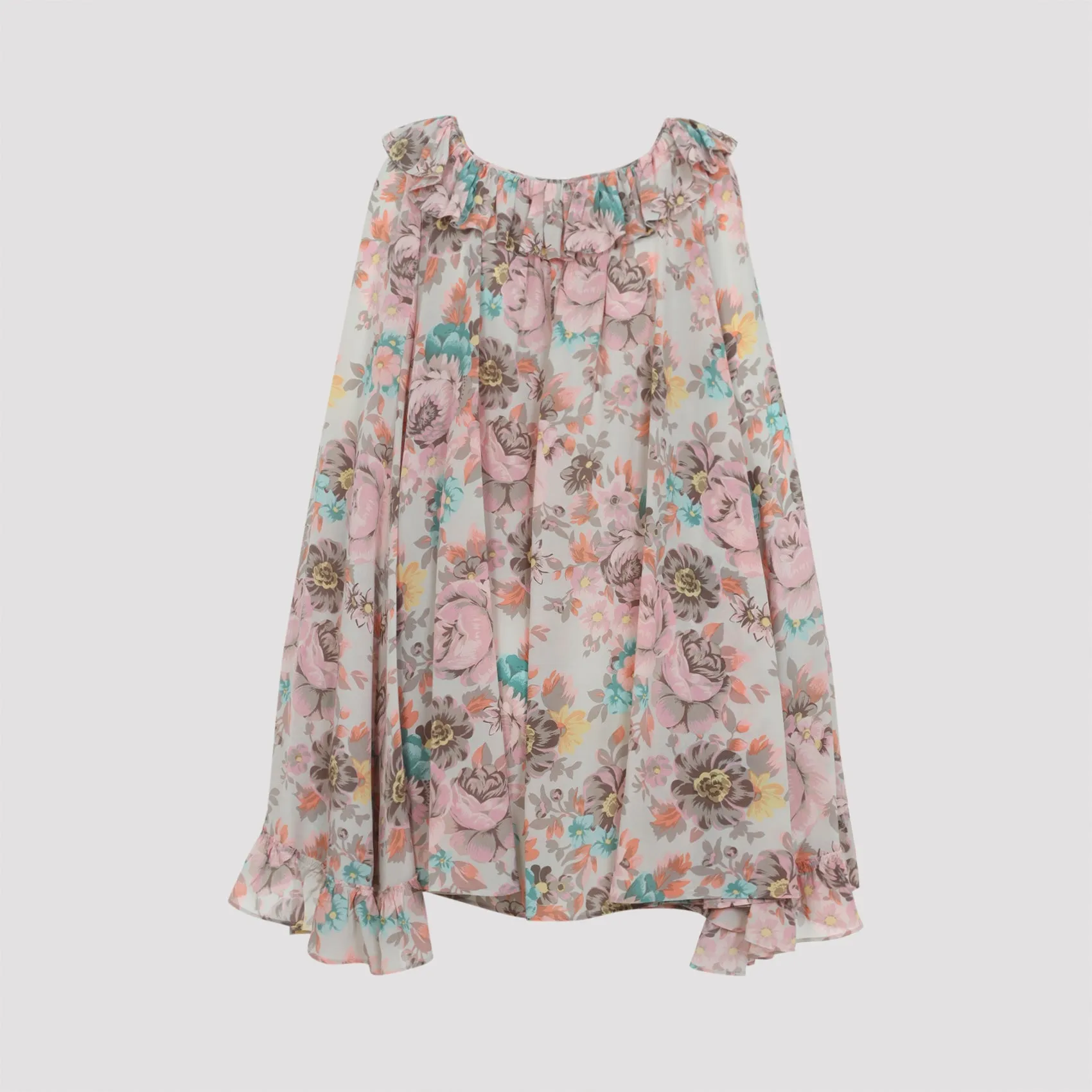 PRINTED CREPE MINI DRESS sold by Lord & Taylor product image thumbnail 3