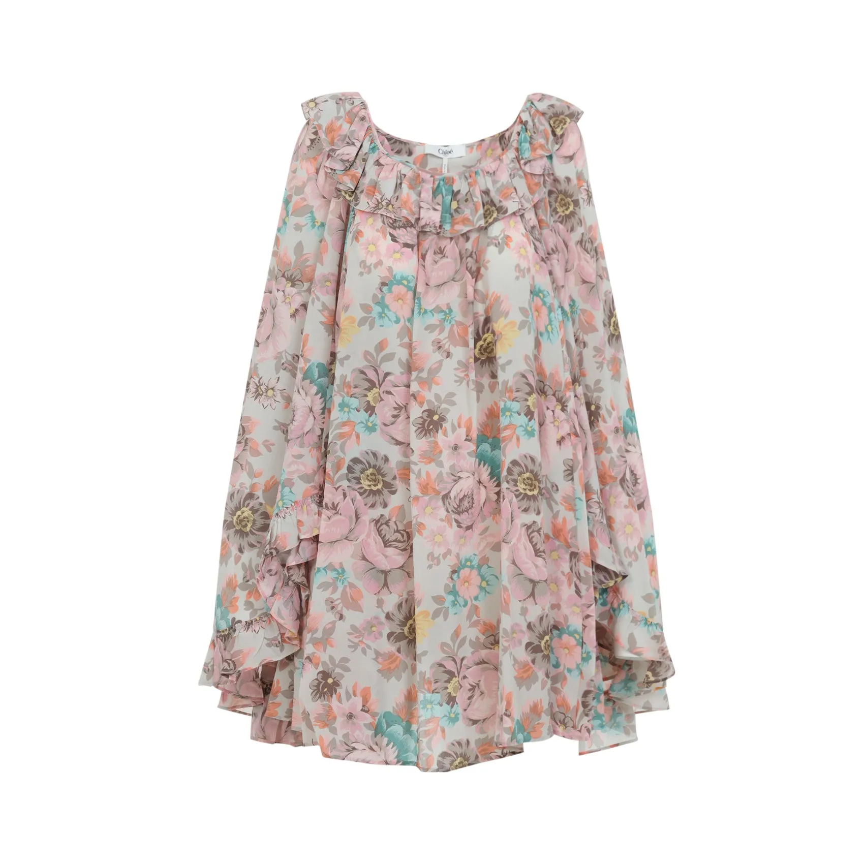 PRINTED CREPE MINI DRESS sold by Lord & Taylor