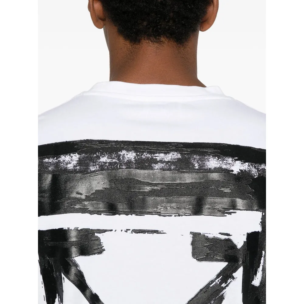 Off-White Embroidered Logo T-Shirt sold by Lord & Taylor product image thumbnail 4