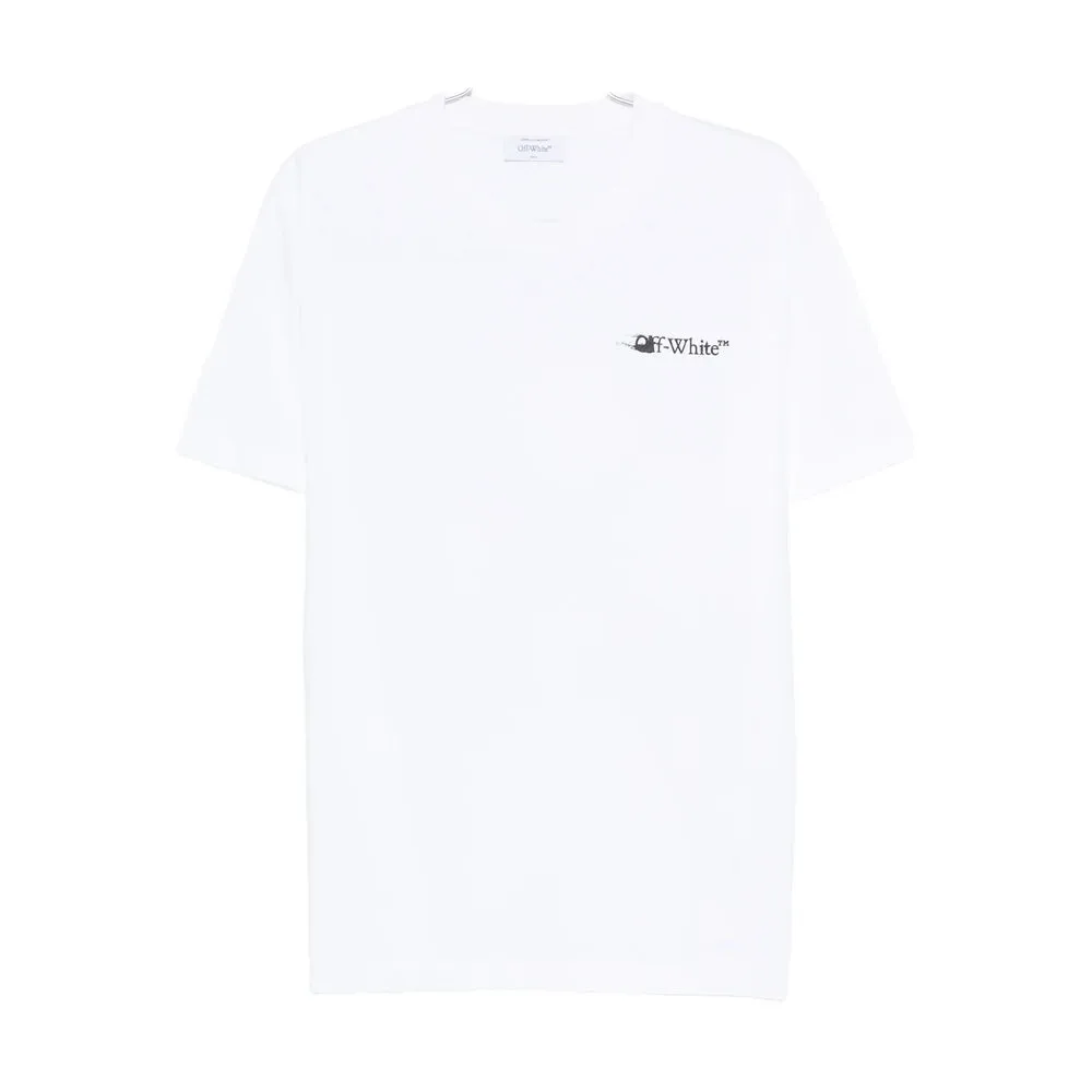 Off-White Embroidered Logo T-Shirt sold by Lord & Taylor