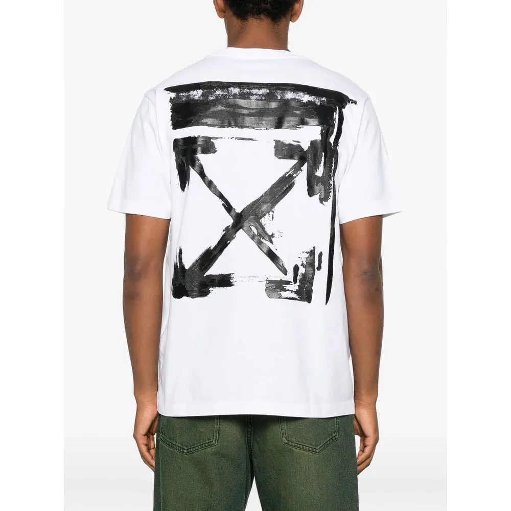Off-White Embroidered Logo T-Shirt sold by Lord & Taylor product image thumbnail 2