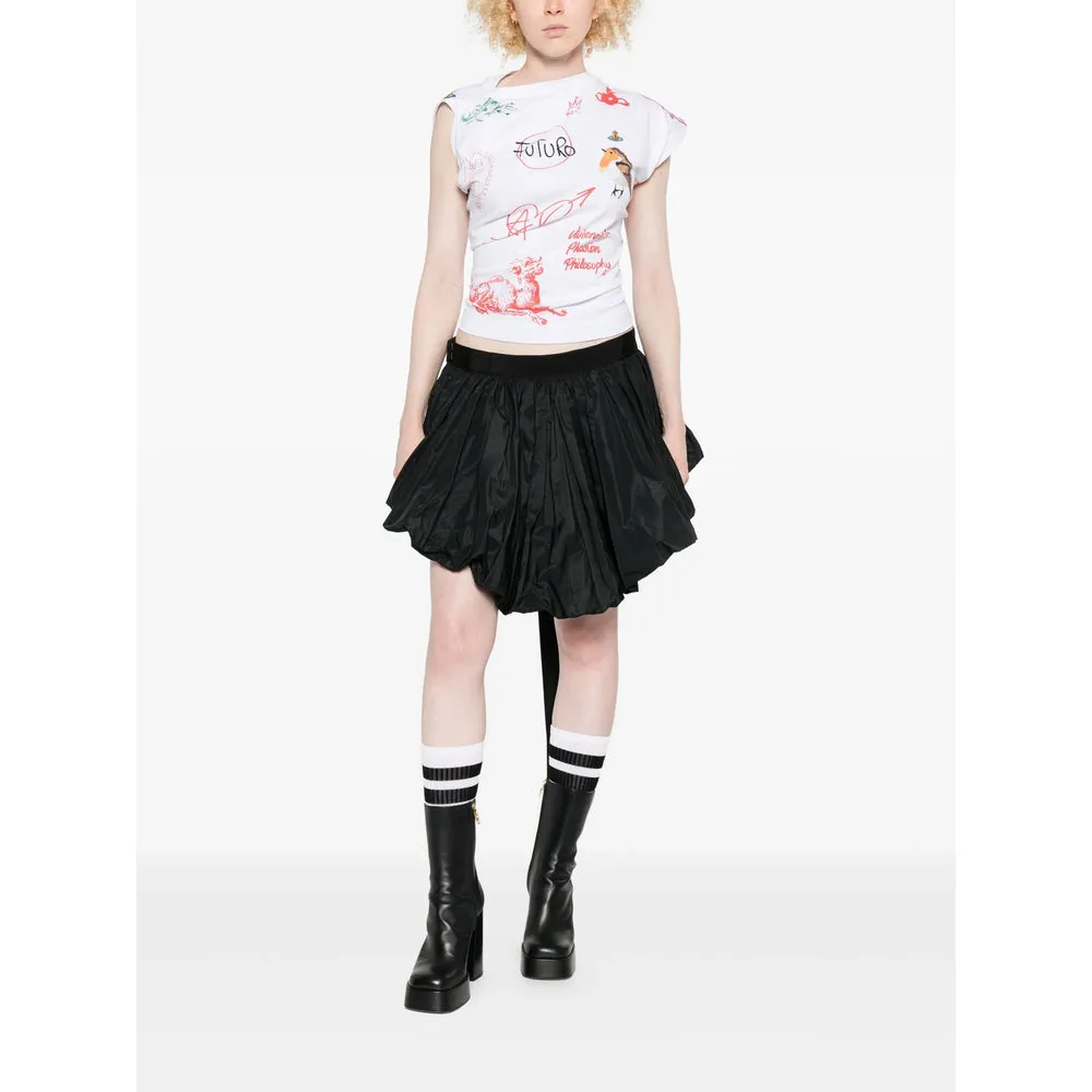 Dsquared2 Black Ruffled Skirt sold by Lord & Taylor product image thumbnail 2
