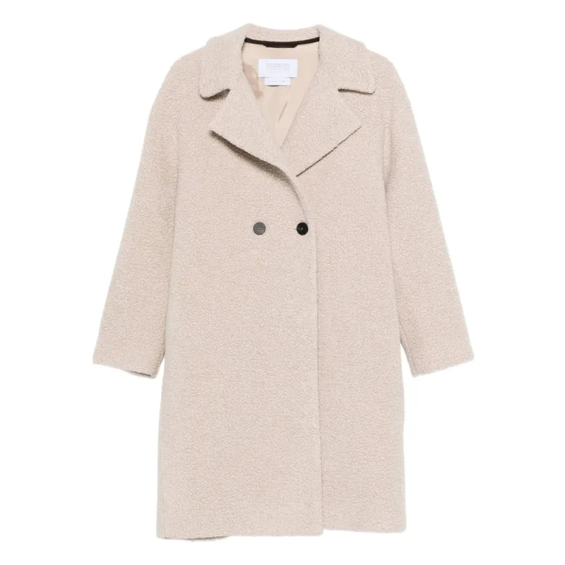 Beige Bouclé Double-Breasted Coat sold by Lord & Taylor