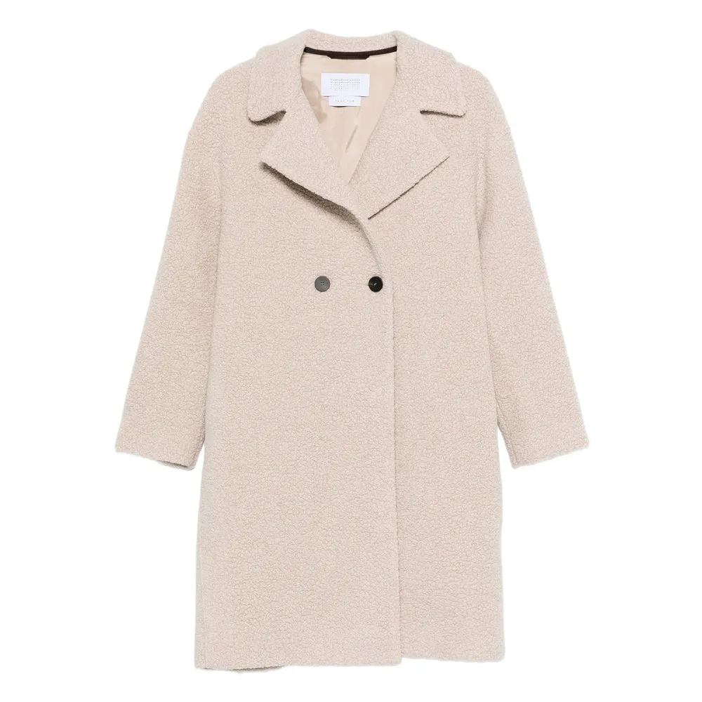 Beige Bouclé Double-Breasted Coat sold by Lord & Taylor