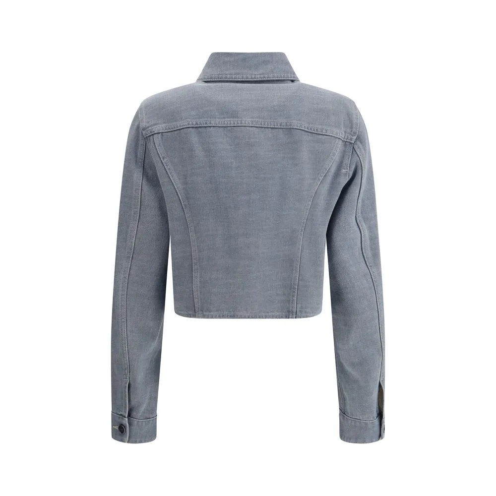 Cropped denim Jacket sold by Lord & Taylor product image thumbnail 2