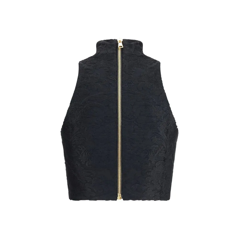 Baroque crop Top sold by Lord & Taylor product image thumbnail 2