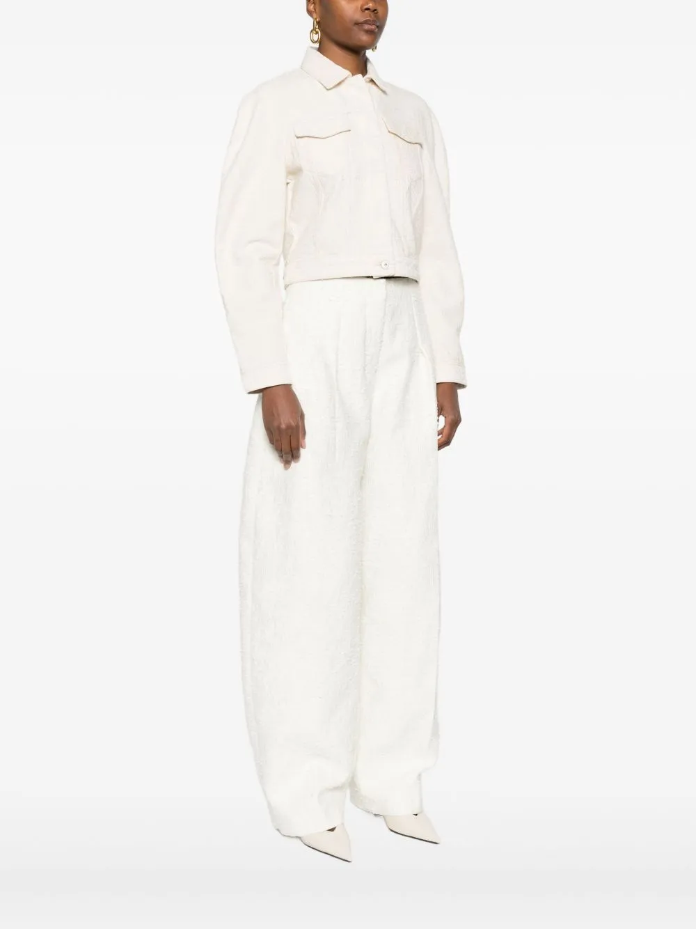 JACQUEMUS Coats White sold by Lord & Taylor product image thumbnail 2