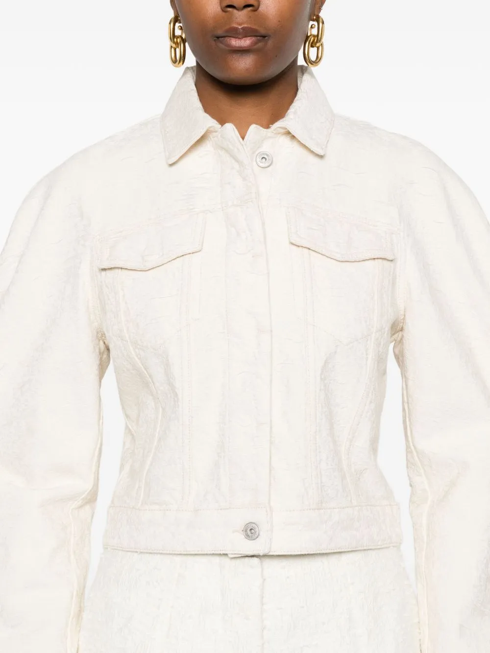 JACQUEMUS Coats White sold by Lord & Taylor product image thumbnail 4
