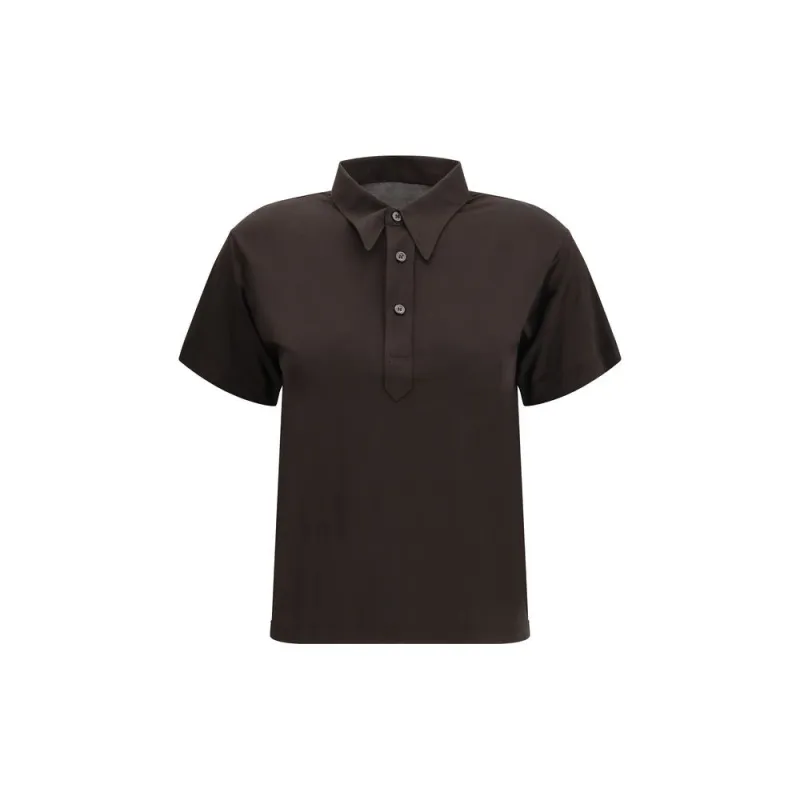 Semi-sheer polo Shirt sold by Lord & Taylor