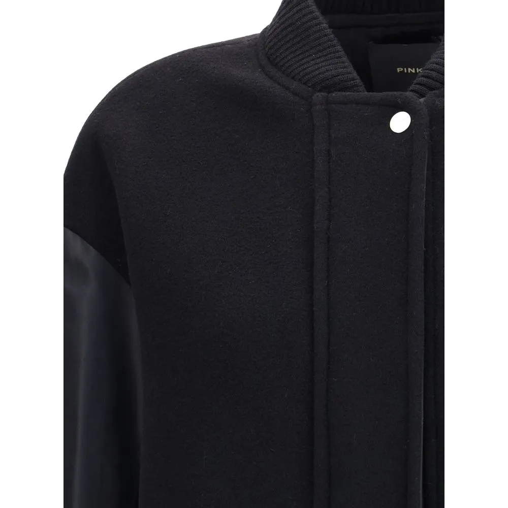Long Coat in wool-blend cloth and technical satin sold by Lord & Taylor product image thumbnail 3