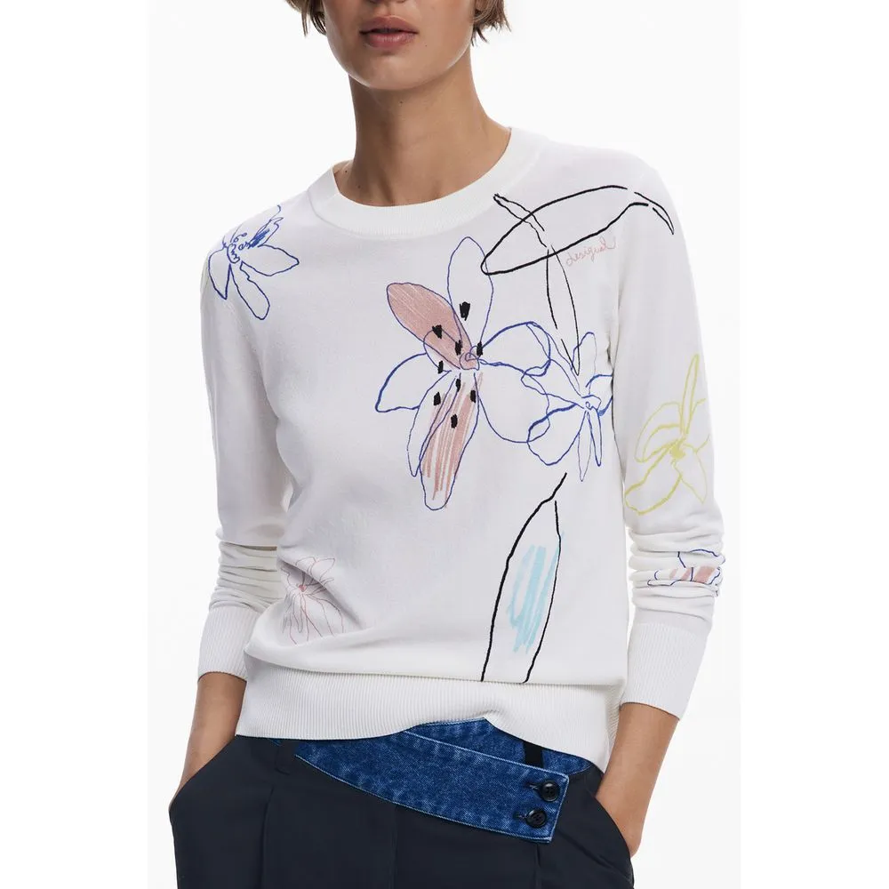 White Viscose Sweater sold by Lord & Taylor
