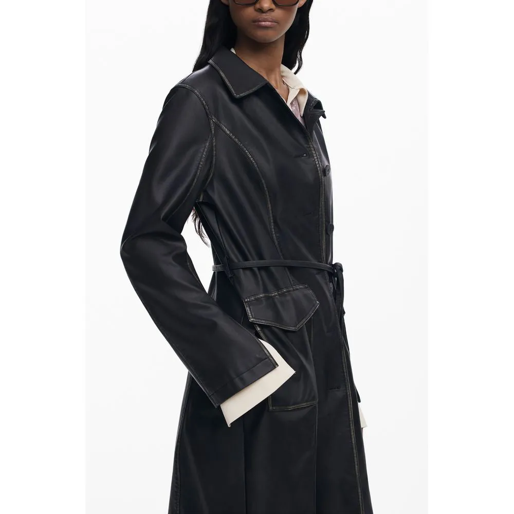 Black Polyethylene Jackets & Coat sold by Lord & Taylor product image thumbnail 2