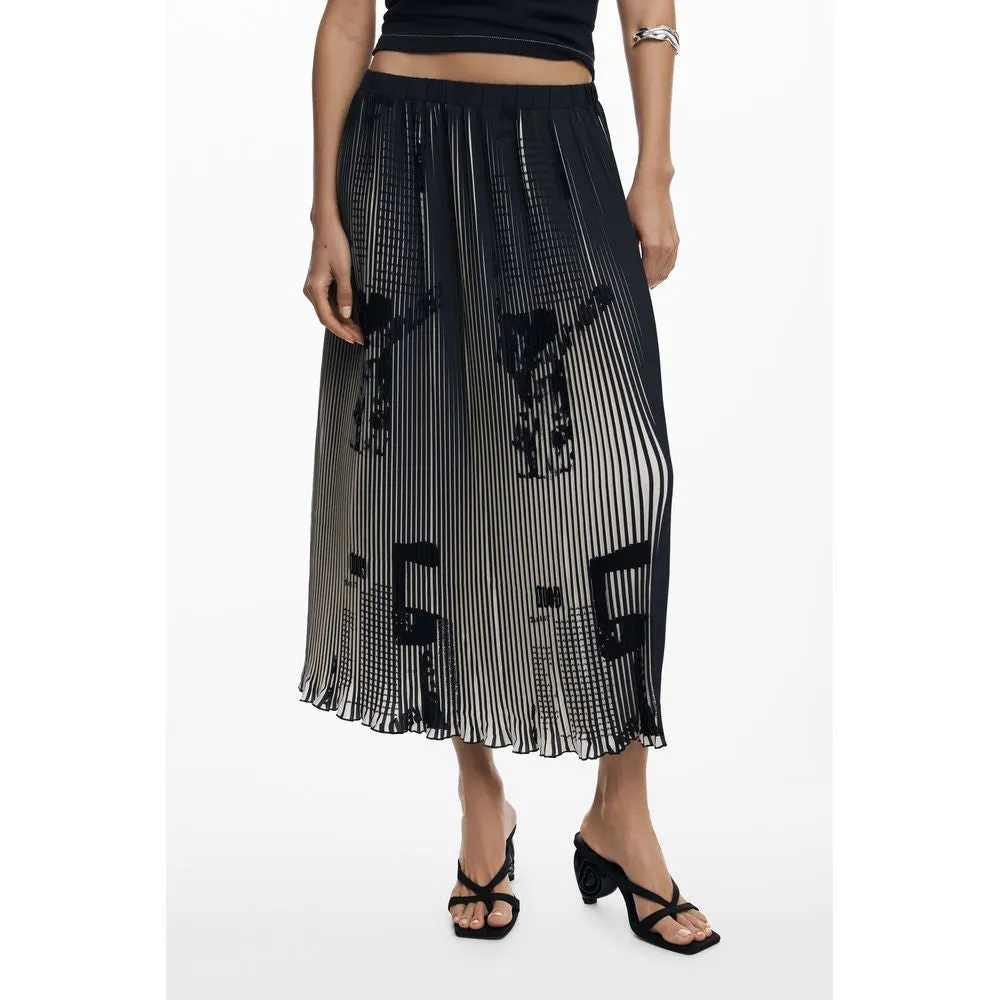 Black Polyester Skirt sold by Lord & Taylor
