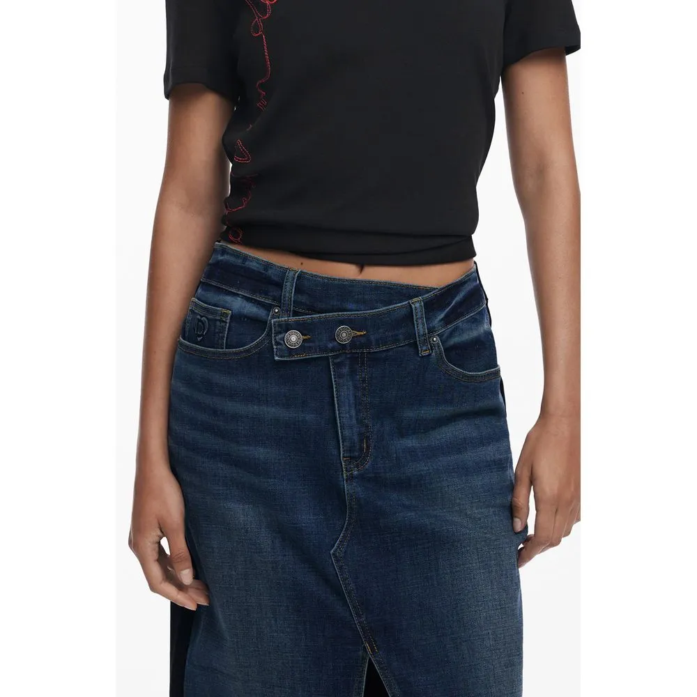 Blue Cotton Skirt sold by Lord & Taylor product image thumbnail 3