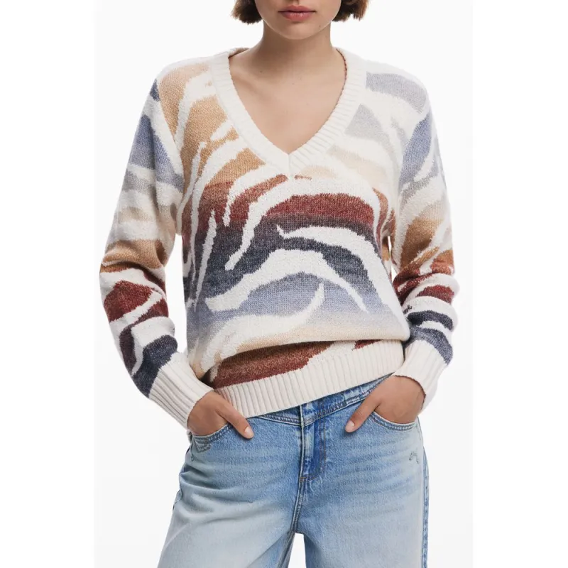 White Marabou Sweater sold by Lord & Taylor