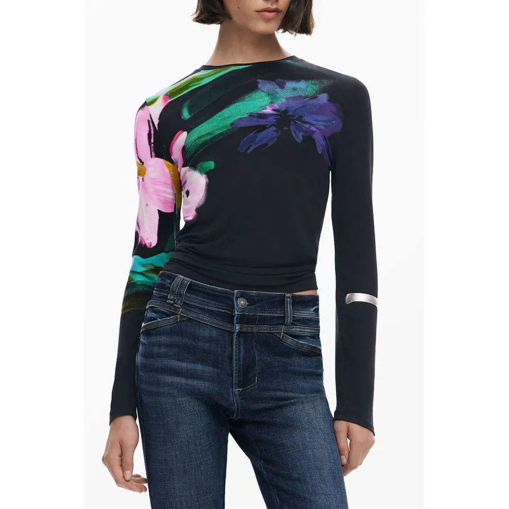 Black Elastane Tops & T-Shirt sold by Lord & Taylor