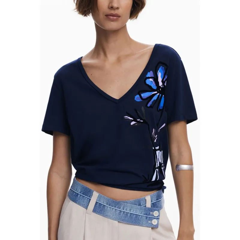 Blue Cotton Tops & T-Shirt sold by Lord & Taylor