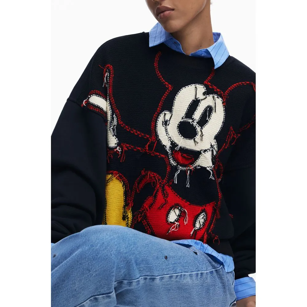 Black Cotton Sweater sold by Lord & Taylor product image thumbnail 3