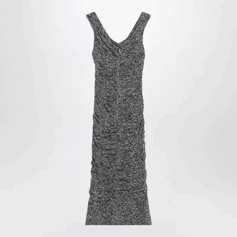 Dolce & Gabbana Dolce&Gabbana Diagonal print dress in silk blend sold by Lord & Taylor product image thumbnail 2