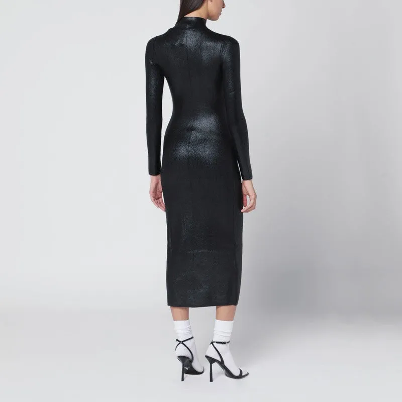 Diesel Black shiny M-Zary dress sold by Lord & Taylor product image thumbnail 2