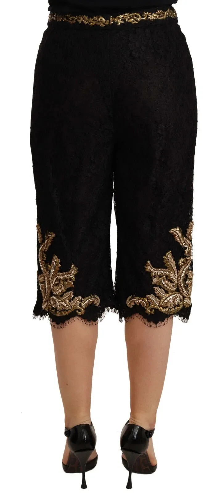 Black Lace Gold Baroque SPECIAL PIECE Shorts sold by Lord & Taylor product image thumbnail 3