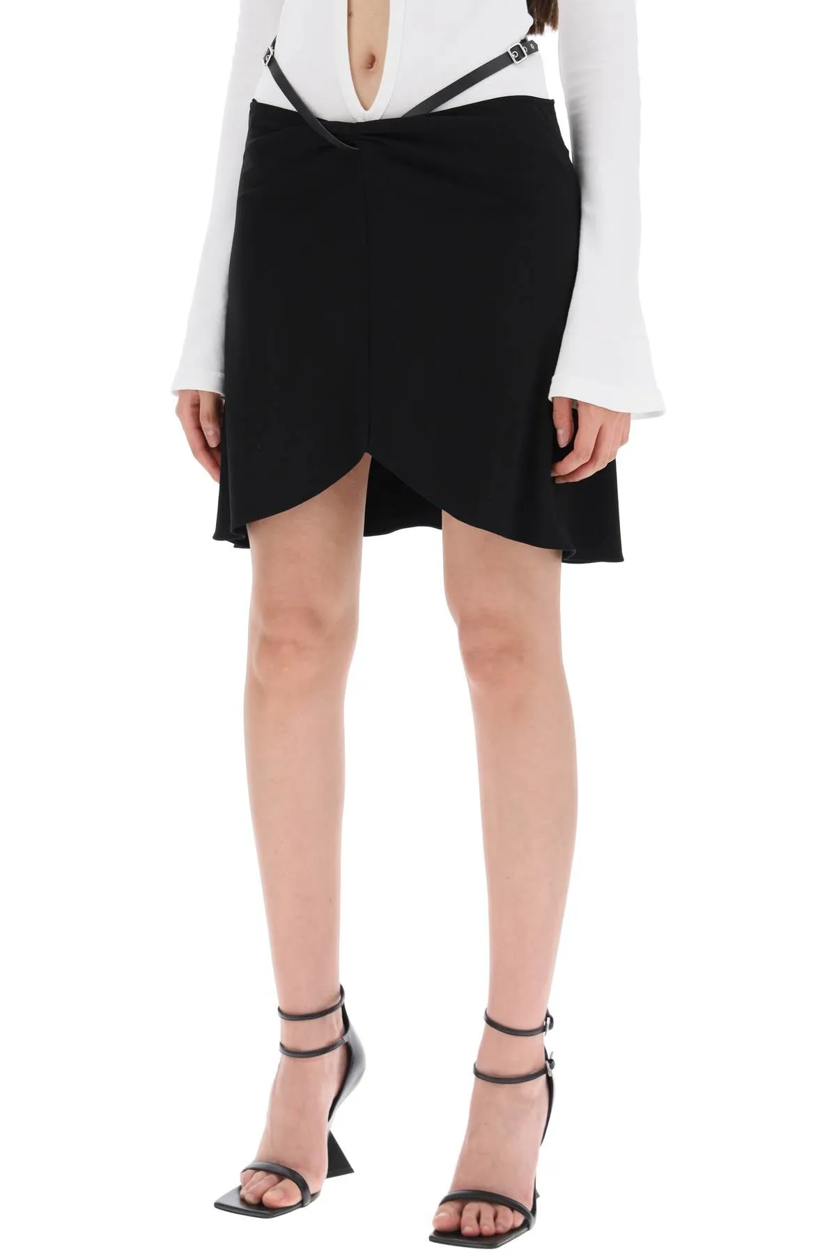 SLASH ELLIPSE CREPE JERSE MINI SKIRT sold by Lord & Taylor product image thumbnail 4