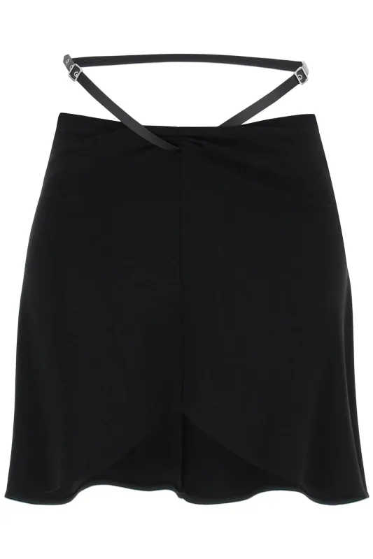 SLASH ELLIPSE CREPE JERSE MINI SKIRT sold by Lord & Taylor