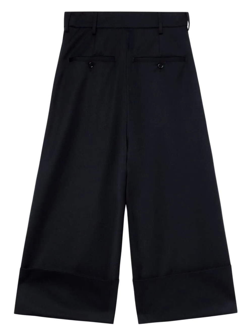 SCULPTED CROPPED WIDE LEG TROUSERS sold by Lord & Taylor product image thumbnail 4