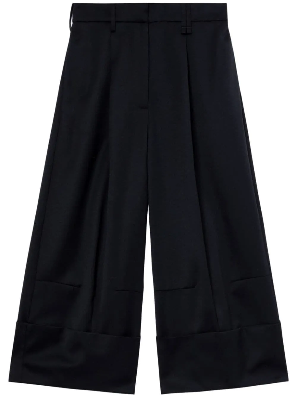 SCULPTED CROPPED WIDE LEG TROUSERS sold by Lord & Taylor